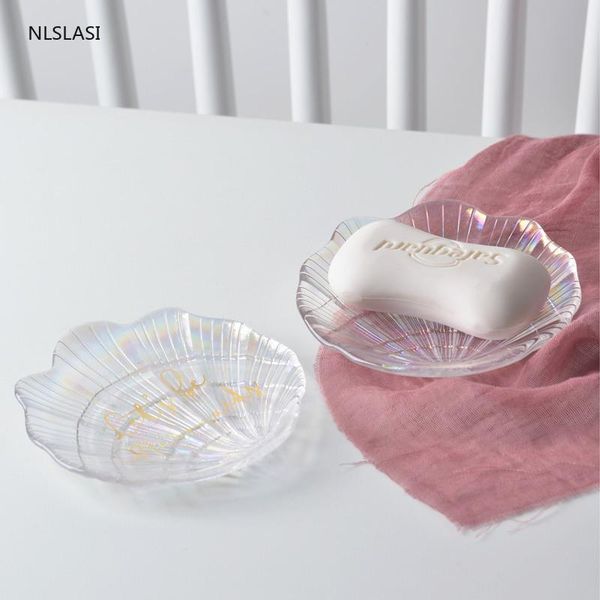 shell shape glass soap dish bathroom kitchen accessories storage box plate with drain hole toilet ornaments dishes
shell shape glass soap dish bathroom kitchen accessories storage box plate with drain hole toilet ornaments dishes