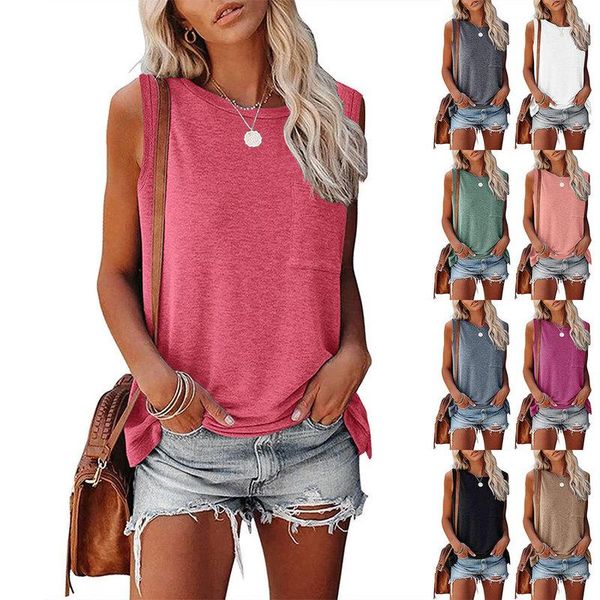 women's t-shirt loose t-shirts women jumper sleeveless tank o-neck solid cotton pockets woman pullover female cloth undershit ac08, White
women's t-shirt loose t-shirts women jumper sleeveless tank o-neck solid cotton pockets woman pullover female cloth undershit ac08, White
