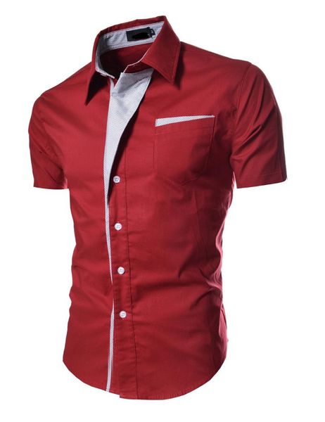 men's long-sleeved, stylish, solid-color, plain casual shirt with front chest pocket, button-down collar, heavy work shirts, White;black
men's long-sleeved, stylish, solid-color, plain casual shirt with front chest pocket, button-down collar, heavy work shirts, White;black