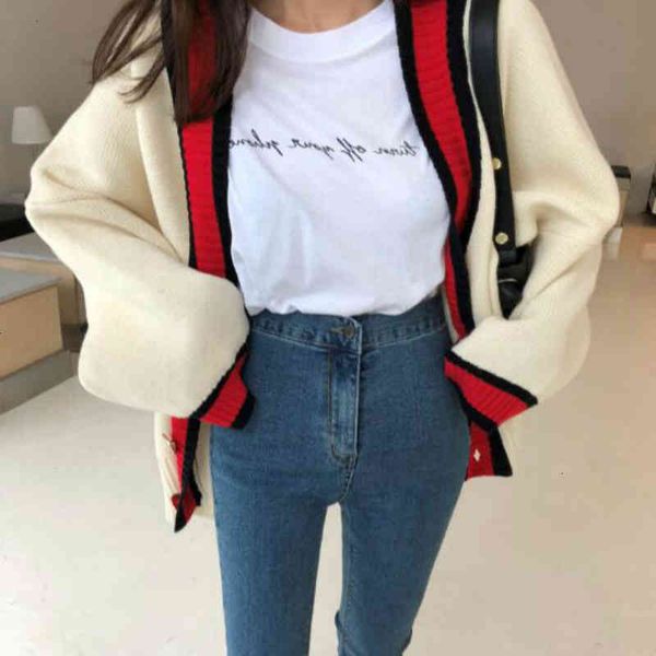 women's sweaters women autumn sweater single buttons patchwork v-neck white loose plus size long sleeve knitted cardigans coat korean c, White;black
women's sweaters women autumn sweater single buttons patchwork v-neck white loose plus size long sleeve knitted cardigans coat korean c, White;black