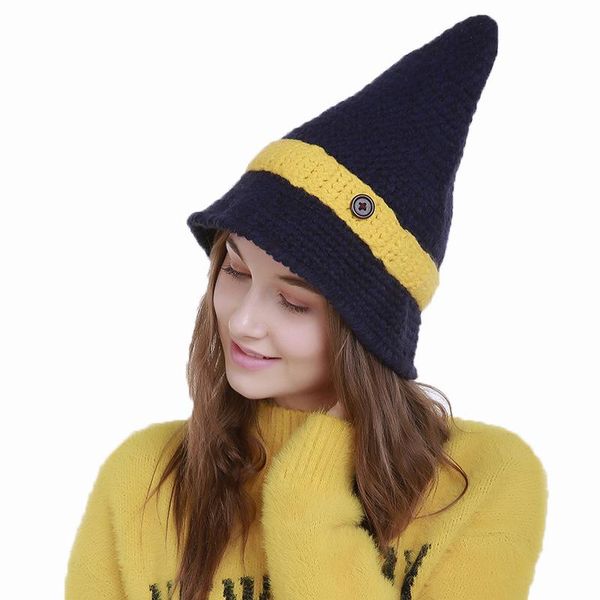 wide brim hats women witch hat halloween knitted high fisherman warm windproof cold caps casual fashion pointed gifts, Blue;gray
wide brim hats women witch hat halloween knitted high fisherman warm windproof cold caps casual fashion pointed gifts, Blue;gray