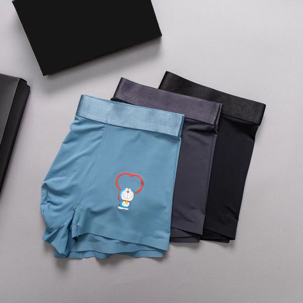 lovely cartoon fashion men underpants with box classic letter men's underwear ice silk boxer short male breathable briefs, Black;white
lovely cartoon fashion men underpants with box classic letter men's underwear ice silk boxer short male breathable briefs, Black;white