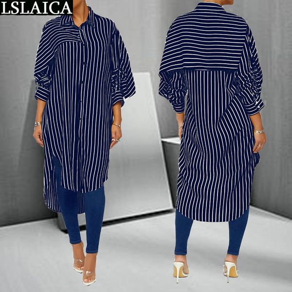 party dress fashion mid-calf striped printing dresses for women loose casual button streetwear lrregular hem vestiti donna 210520, Black;gray
party dress fashion mid-calf striped printing dresses for women loose casual button streetwear lrregular hem vestiti donna 210520, Black;gray