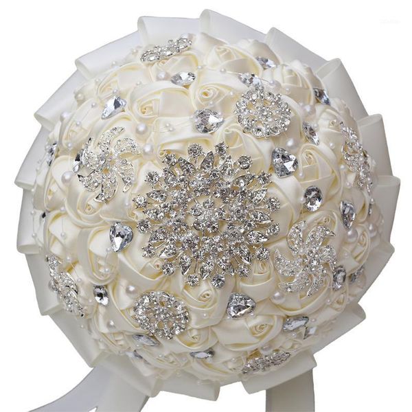 decorative flowers & wreaths hand-made bridal bridesmaids rhinestones wedding bouquets ornate ribbon hand-flowers satin bouquet w631
decorative flowers & wreaths hand-made bridal bridesmaids rhinestones wedding bouquets ornate ribbon hand-flowers satin bouquet w631