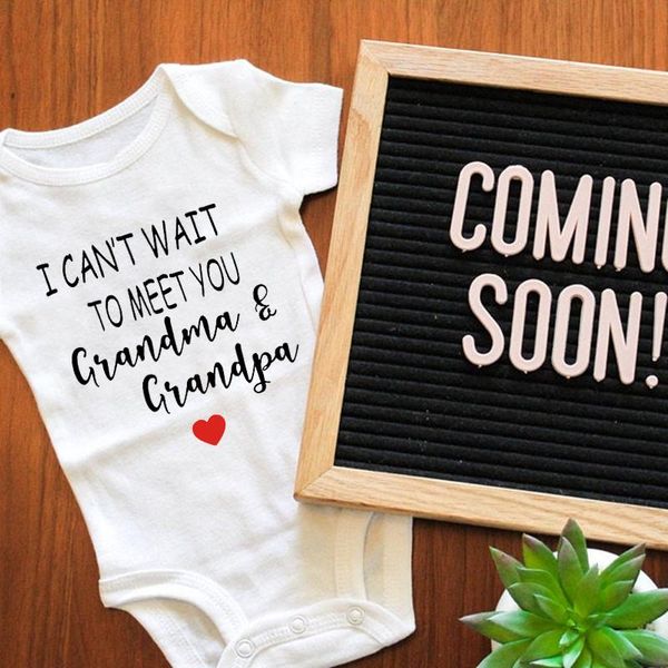 can't wait to meet grandma & grandpa baby bodysuit pregnancy announcement clothes boy girl shower gift rompers, Blue
can't wait to meet grandma & grandpa baby bodysuit pregnancy announcement clothes boy girl shower gift rompers, Blue