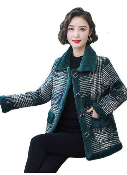2021 rabbit hair korean loose lapel temperament commuting double-sided small fragrant wool coat short plush thickened, Black;brown
2021 rabbit hair korean loose lapel temperament commuting double-sided small fragrant wool coat short plush thickened, Black;brown