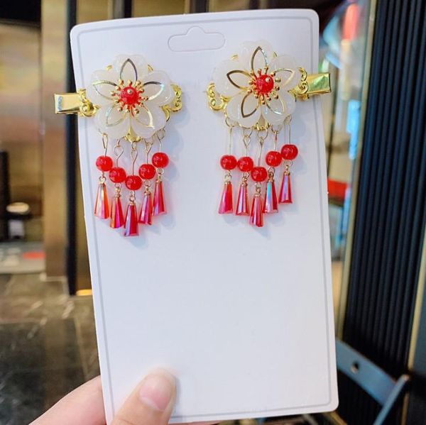 hair accessories white flower red tassels hairpins clips chinese wedding bride pins ancient costume hanfu clip, Slivery;white
hair accessories white flower red tassels hairpins clips chinese wedding bride pins ancient costume hanfu clip, Slivery;white