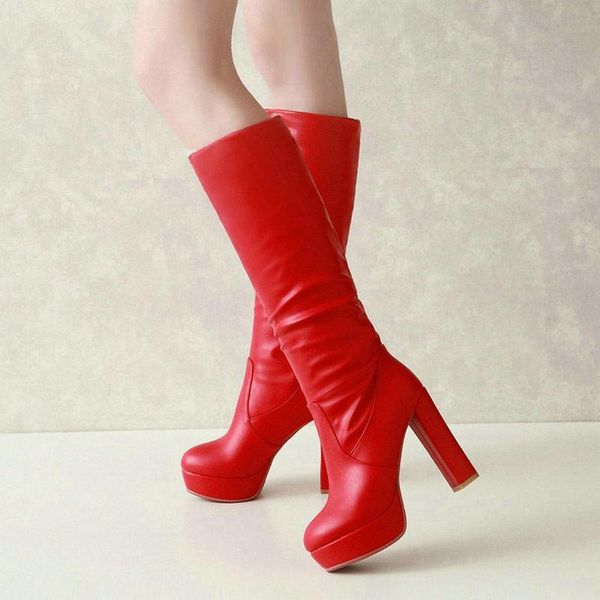 boots winter women fashion platform square high heel knee slip on warm plush snow ladies shoes black white red
boots winter women fashion platform square high heel knee slip on warm plush snow ladies shoes black white red