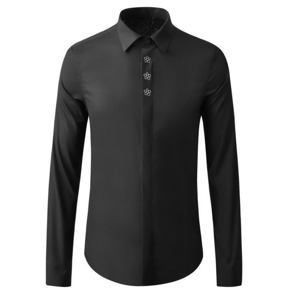 minglu flower embroidery male shirts luxury long sleeve casual party mens dress fashion slim fit man plus size 4xl men's, White;black
minglu flower embroidery male shirts luxury long sleeve casual party mens dress fashion slim fit man plus size 4xl men's, White;black