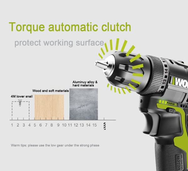 professiona electric drills worx wu130 12v brushless motor drill cordless screwdriver 30n.m
professiona electric drills worx wu130 12v brushless motor drill cordless screwdriver 30n.m