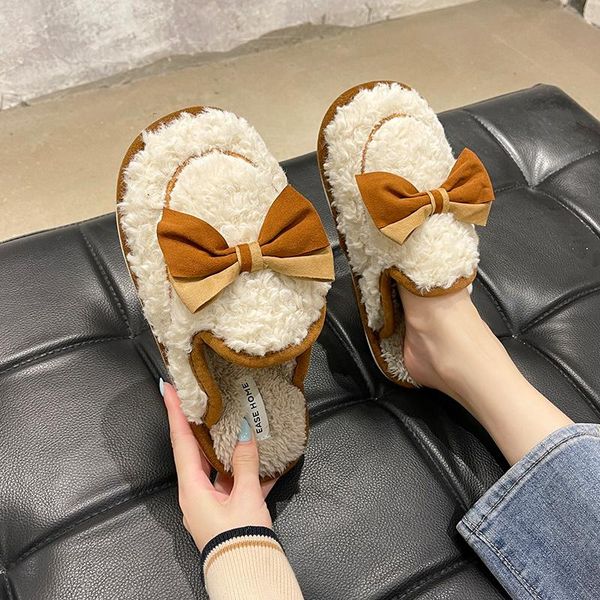 slippers fashion women winter warm fur men couples house non-slip soft shoes comfort flat heel home indoor bedroom 35-40, Black
slippers fashion women winter warm fur men couples house non-slip soft shoes comfort flat heel home indoor bedroom 35-40, Black