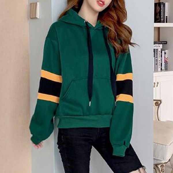 women's hoodies & sweatshirts women autumn hooded sweatshirt long sleeve letter print lady fashion color matching 2021 pocket pullover, Black
women's hoodies & sweatshirts women autumn hooded sweatshirt long sleeve letter print lady fashion color matching 2021 pocket pullover, Black