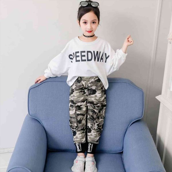fashion children sports set cotton white black t shirts camouflage pants toddler girl clothes kids tracksuit 4 8 12years
fashion children sports set cotton white black t shirts camouflage pants toddler girl clothes kids tracksuit 4 8 12years