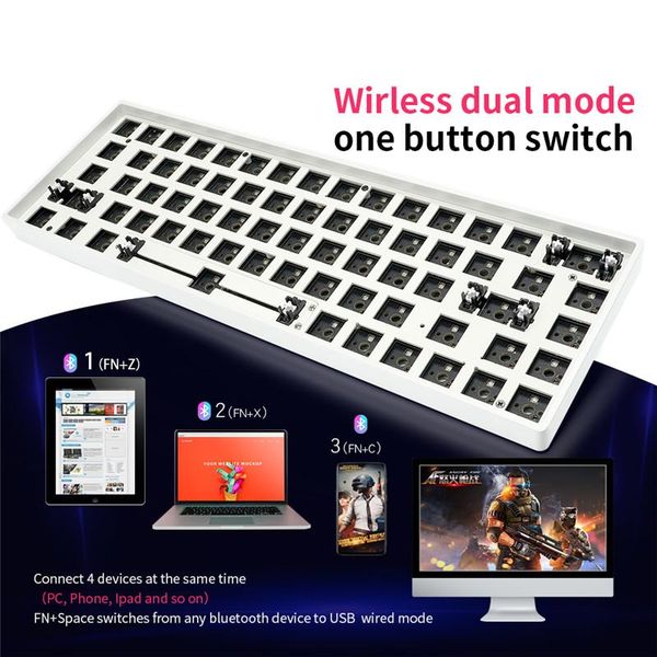 mechanical keyboard kit 60% rgb smd swappable bluetooth pcb plate case cherry mx replacement diy keyboards
mechanical keyboard kit 60% rgb smd swappable bluetooth pcb plate case cherry mx replacement diy keyboards