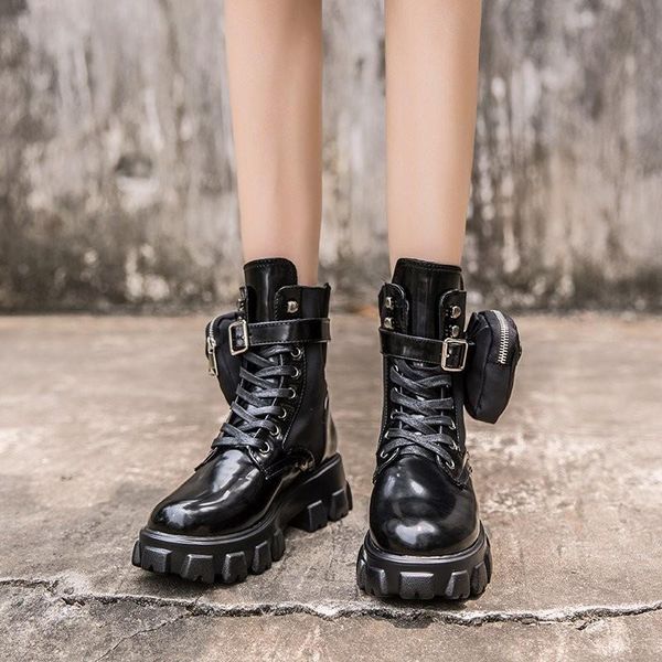 motorcycle women's boots thick sole chunky heel platform booties female black pu leather ladies lace up short women shoes
motorcycle women's boots thick sole chunky heel platform booties female black pu leather ladies lace up short women shoes