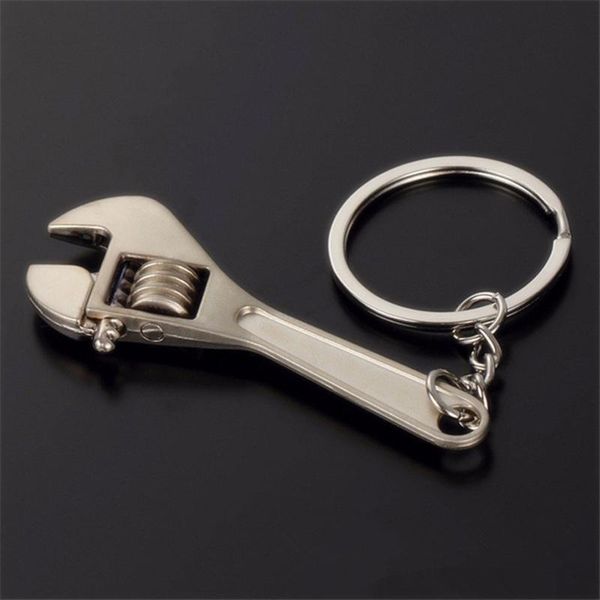 keychains mini tools wrench keychain metal car key ring simulation spanner chain keyring keyfob jewelry gift, Silver
keychains mini tools wrench keychain metal car key ring simulation spanner chain keyring keyfob jewelry gift, Silver