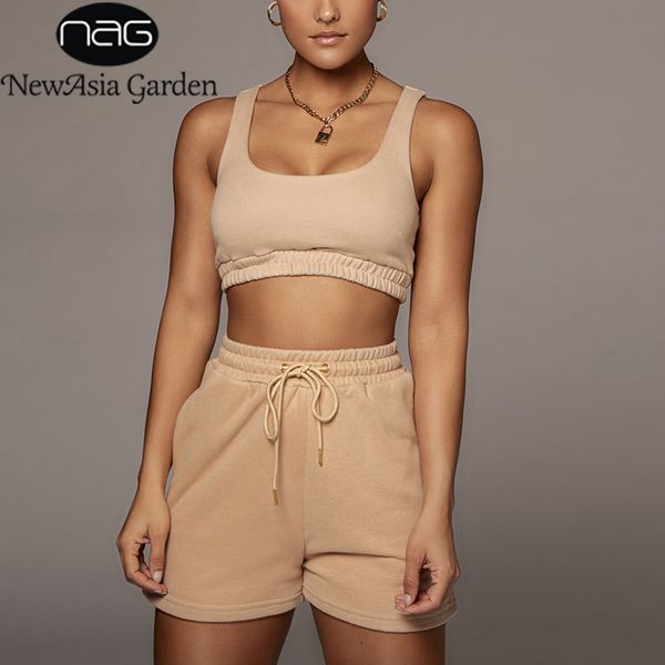 newasia 2 piece shorts sets summer ruched elastic waist tie up 2 layer stretch tank loungewear women casual tracksuit 210413, Gray
newasia 2 piece shorts sets summer ruched elastic waist tie up 2 layer stretch tank loungewear women casual tracksuit 210413, Gray