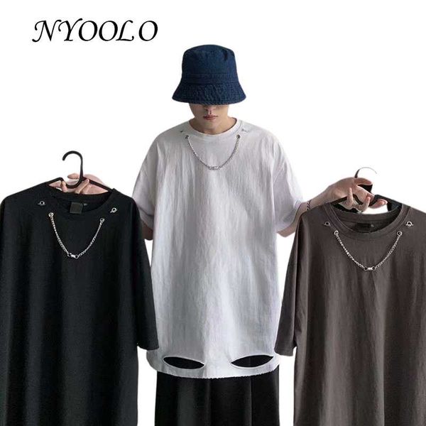 casual streetwear classic solid color chain short sleeve cotton t-shirt women men clothing summer o-neck hip hop tee women's, White
casual streetwear classic solid color chain short sleeve cotton t-shirt women men clothing summer o-neck hip hop tee women's, White