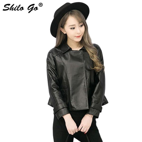 women's jackets shilo go leather jacket womens autumn fashion sheepskin genuine lapel button long sleeve a line skirt short coat, Black;brown
women's jackets shilo go leather jacket womens autumn fashion sheepskin genuine lapel button long sleeve a line skirt short coat, Black;brown