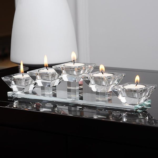 candle holders nordic five-head crystal glass candlestick candelabra candlelight dinner wedding table centerpieces
candle holders nordic five-head crystal glass candlestick candelabra candlelight dinner wedding table centerpieces