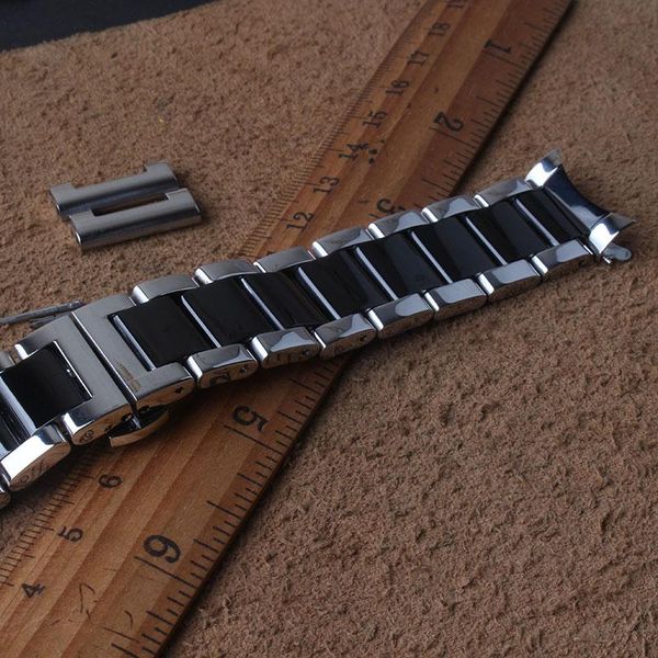 watch bands stainless steel band bracelet 20mm 22mm solid silver with black watchbands straps accessories curved ends, Black;brown
watch bands stainless steel band bracelet 20mm 22mm solid silver with black watchbands straps accessories curved ends, Black;brown