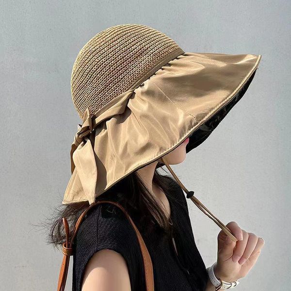 wide brim hats women's bucket hat korean summer pink cap japanese cute hollow black glue bow shade fashion outdoor, Blue;gray
wide brim hats women's bucket hat korean summer pink cap japanese cute hollow black glue bow shade fashion outdoor, Blue;gray