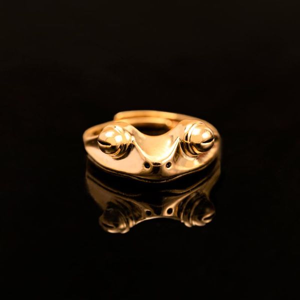 frog ring for women opening resizable female statement rings gold silver color gift cluster, Golden;silver
frog ring for women opening resizable female statement rings gold silver color gift cluster, Golden;silver