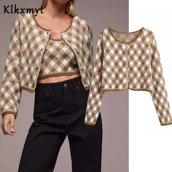klkxmyt za women fashion cropped knitted cardigan sweater vintage long sleeve button-up female outerwear chic 210527, White
klkxmyt za women fashion cropped knitted cardigan sweater vintage long sleeve button-up female outerwear chic 210527, White