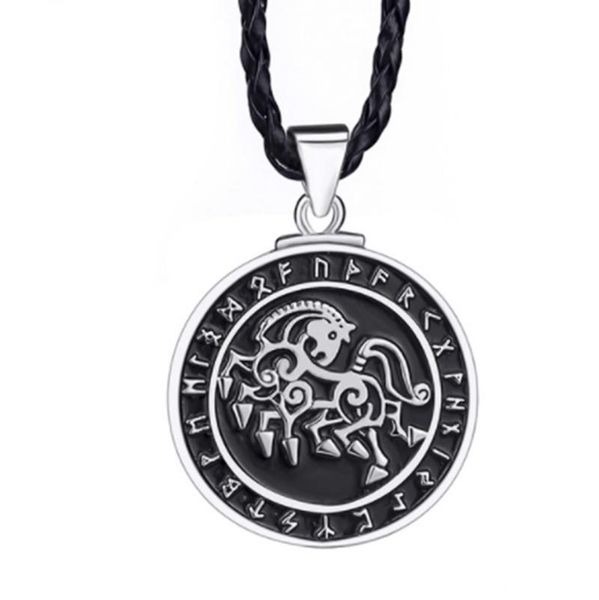pendant necklaces 2021 viking horse rune warrior odin's sleipnir runic norse amulet mens necklace, Silver
pendant necklaces 2021 viking horse rune warrior odin's sleipnir runic norse amulet mens necklace, Silver
