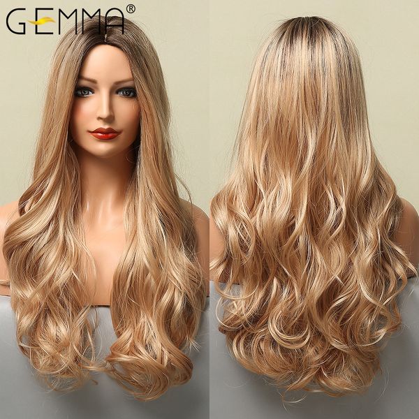 long body wave omber black brown blonde golden synthetic wigs for women natural middle part cosplay heat resistant hair
long body wave omber black brown blonde golden synthetic wigs for women natural middle part cosplay heat resistant hair