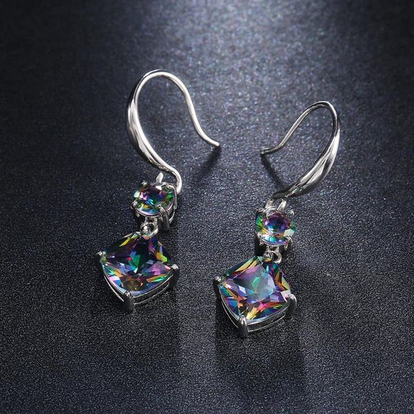 dangle & chandelier huitan unique cushion colored cz earrings women simple design versatile female jewelry anniversary gift statement earrin, Silver
dangle & chandelier huitan unique cushion colored cz earrings women simple design versatile female jewelry anniversary gift statement earrin, Silver