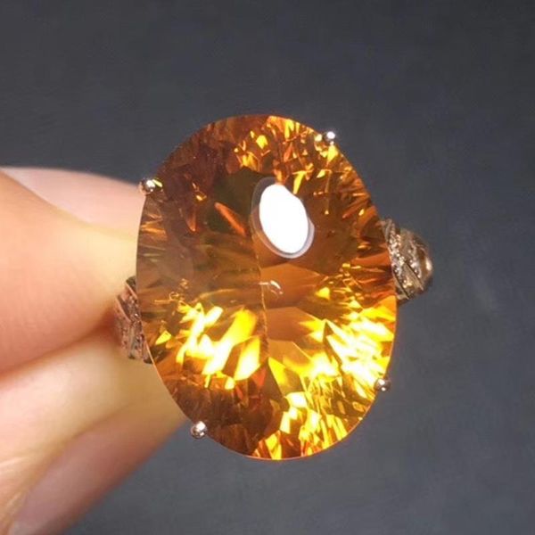 cluster rings natural citrine ring 18k gold match south africa diamond bare stone11.2ct size 16.5*12.2mm passable adjust, Golden;silver
cluster rings natural citrine ring 18k gold match south africa diamond bare stone11.2ct size 16.5*12.2mm passable adjust, Golden;silver