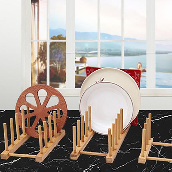 bamboo kitchen dish drain rack wood tableware storage bowl organization escurridor de platos &
bamboo kitchen dish drain rack wood tableware storage bowl organization escurridor de platos &