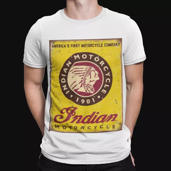 Indian Motorcycle T-Shirt Retro Tee Biker Speed Cafe Racer Hotrod Hillbilly, White;black
Indian Motorcycle T-Shirt Retro Tee Biker Speed Cafe Racer Hotrod Hillbilly, White;black