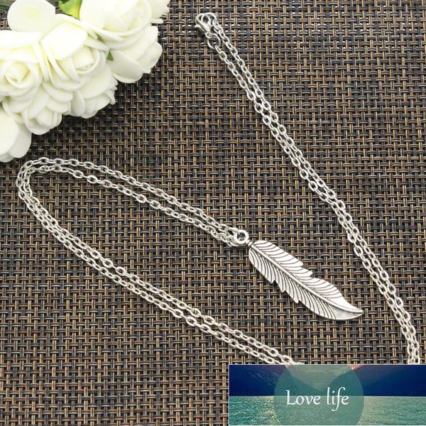 new fashion necklace feathers tree leaf 45x11mm silver color pendants short long women men colar gift jewelry choker factory price expert de
new fashion necklace feathers tree leaf 45x11mm silver color pendants short long women men colar gift jewelry choker factory price expert de