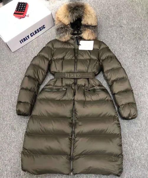 women nylon short down jacket zipper closure pockets belt thick warm coat classic designer woman fur hood winter loose long outwear, Black
women nylon short down jacket zipper closure pockets belt thick warm coat classic designer woman fur hood winter loose long outwear, Black