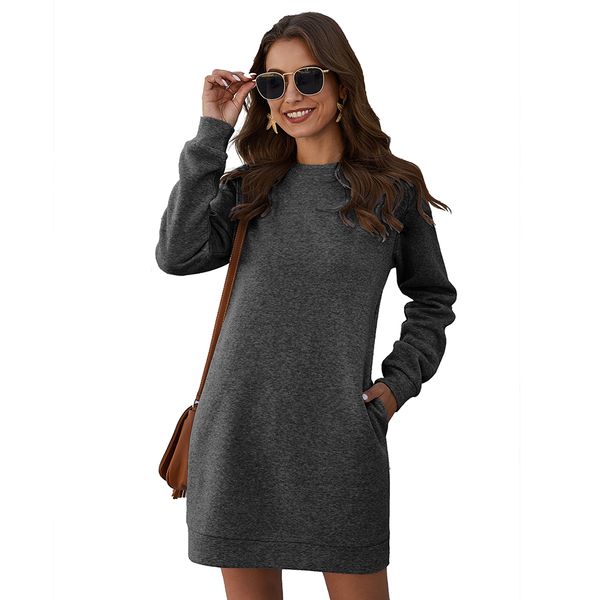 2021autumn winter mini dress casual solid o neck long sleeve basic female fashion warm short dresses vestidos mujer new, Black;gray
2021autumn winter mini dress casual solid o neck long sleeve basic female fashion warm short dresses vestidos mujer new, Black;gray