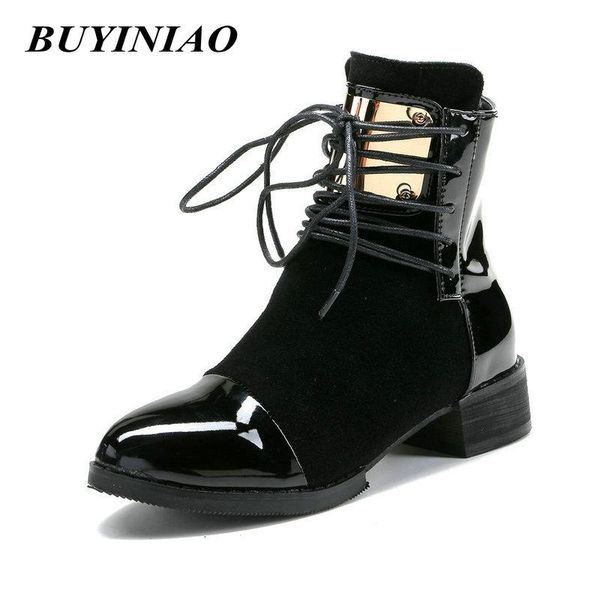 boots 2021 winter cowhide lace-up round toe square heel fashion leather woman plus size 35-43, Black
boots 2021 winter cowhide lace-up round toe square heel fashion leather woman plus size 35-43, Black