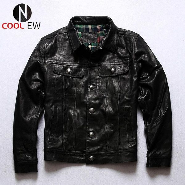 men's leather & faux f21 read description asian size super genuine goat 507xx jacket, Black
men's leather & faux f21 read description asian size super genuine goat 507xx jacket, Black