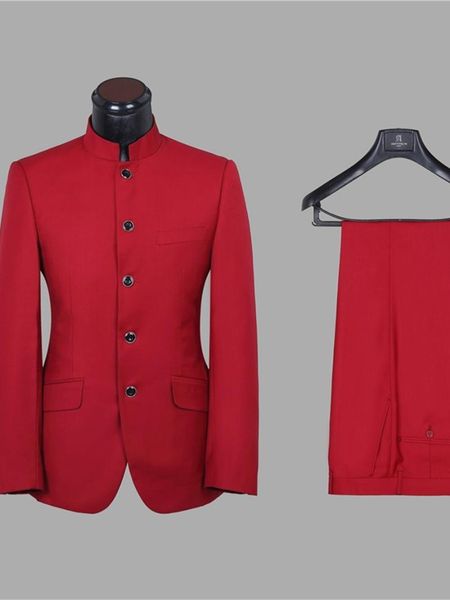 men's suits & blazers arrival five buttons groomsmen mandarin lapel groom tuxedos men wedding/prom blazer ( jacket+pants+tie) d99, White;black
men's suits & blazers arrival five buttons groomsmen mandarin lapel groom tuxedos men wedding/prom blazer ( jacket+pants+tie) d99, White;black