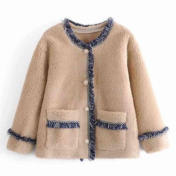 winter women keep warm tassel decoration exquisite buttons overcoat female fashion simplicity long sleeve round neck coat 210531, Black 
winter women keep warm tassel decoration exquisite buttons overcoat female fashion simplicity long sleeve round neck coat 210531, Black