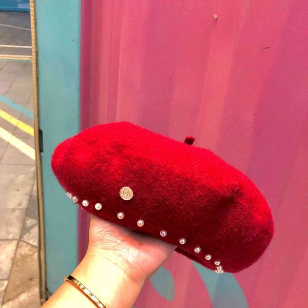beret women's autumn and winter tweed hat versatile british pearl bud hats modeling hat simple painter hats fashion zy, Blue;gray
beret women's autumn and winter tweed hat versatile british pearl bud hats modeling hat simple painter hats fashion zy, Blue;gray