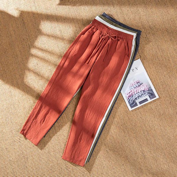 women's pants & capris woman summer harem vintage candy colors cotton linen wide leg solid elastic waist ankle-length trousers k3i, Black;white
women's pants & capris woman summer harem vintage candy colors cotton linen wide leg solid elastic waist ankle-length trousers k3i, Black;white