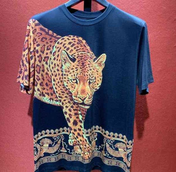 t shirts 20ss brand fashion floral leopard animal print cotton tee for men, White;black
t shirts 20ss brand fashion floral leopard animal print cotton tee for men, White;black