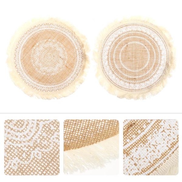 mats & pads 2pcs tassel placemats heat resistance concise knit tableware (white)
mats & pads 2pcs tassel placemats heat resistance concise knit tableware (white)