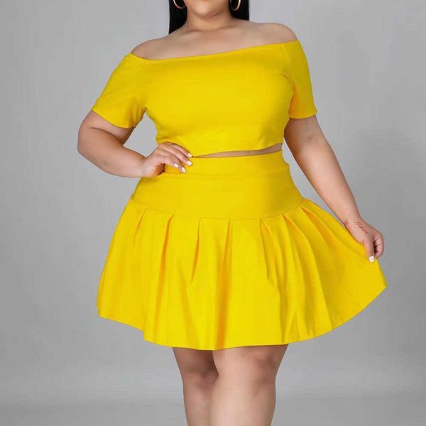 plus size sets women two piece set elegant off shoulder and mini pleated skirts 4xl 5xl short pullover blouse for ladies, Black
plus size sets women two piece set elegant off shoulder and mini pleated skirts 4xl 5xl short pullover blouse for ladies, Black