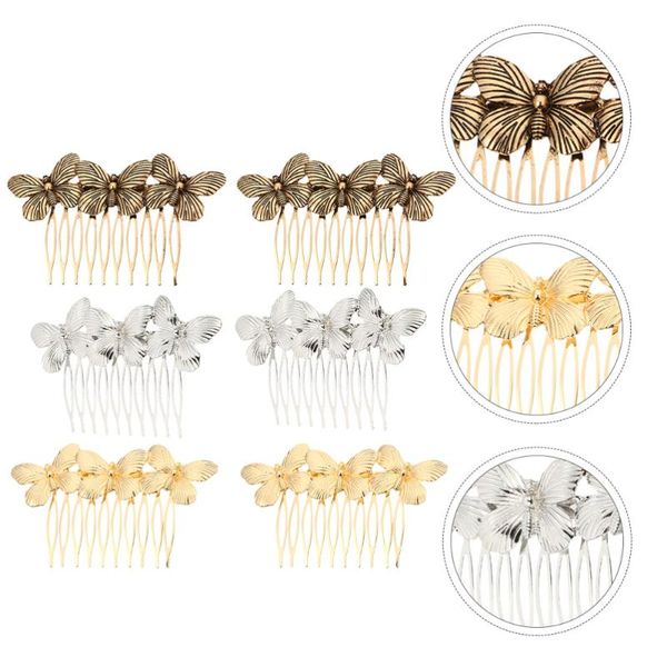 6pcs vintage hair clip butterflies comb wedding headpiece jewelry for bride clips & barrettes, Golden;silver
6pcs vintage hair clip butterflies comb wedding headpiece jewelry for bride clips & barrettes, Golden;silver
