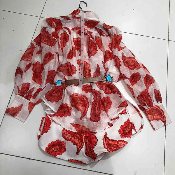 deat new summer fashion casual patchwork loose print long lantern sleeve shirt shorts two piece set women sd366 201007, White
deat new summer fashion casual patchwork loose print long lantern sleeve shirt shorts two piece set women sd366 201007, White
