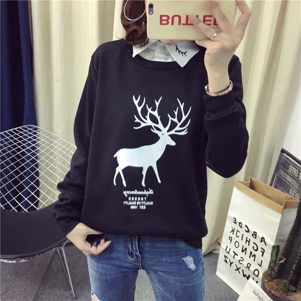 women's hoodies & sweatshirts kerst sika deer hoodie women fake two loose doll collar thick velvet sweatshirt oversized black white cas
women's hoodies & sweatshirts kerst sika deer hoodie women fake two loose doll collar thick velvet sweatshirt oversized black white cas