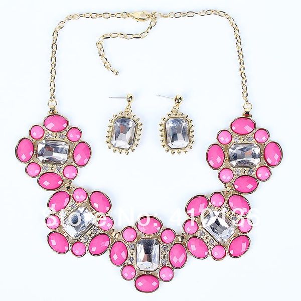 earrings & necklace ms17715 fashion brand jewelry sets 4 colors woman's pink set party gifts 2014, Silver
earrings & necklace ms17715 fashion brand jewelry sets 4 colors woman's pink set party gifts 2014, Silver